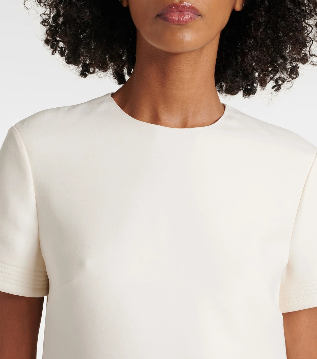 Valentino - VGold Crepe Couture minidress