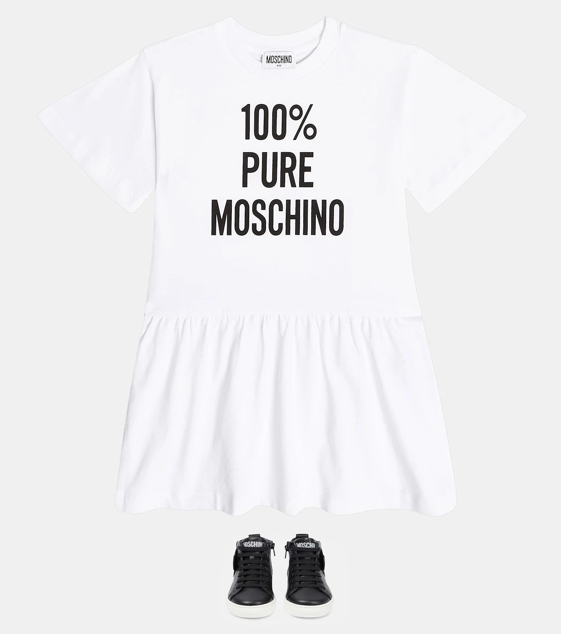 Moschino Kids - Logo cotton jersey dress