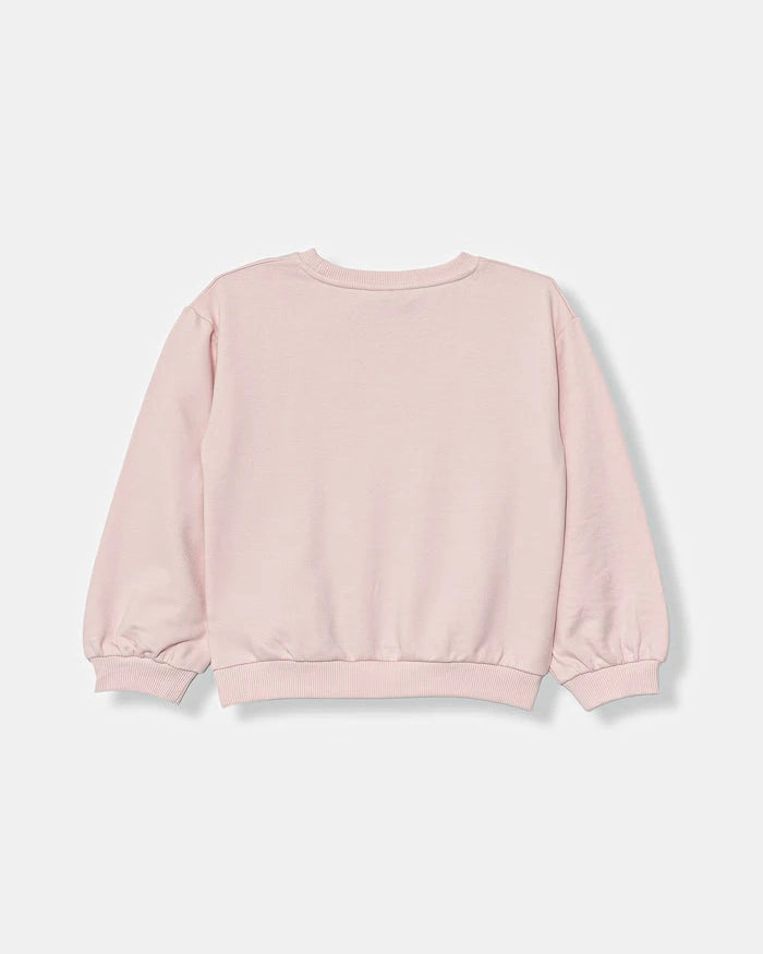 Pamuklu çocuklar için genişletilmiş sweatshirt, United Colors of Benetton