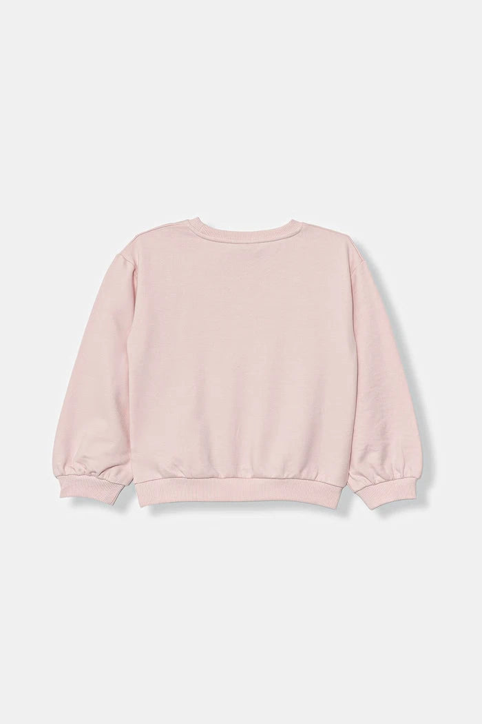Pamuklu çocuklar için genişletilmiş sweatshirt, United Colors of Benetton