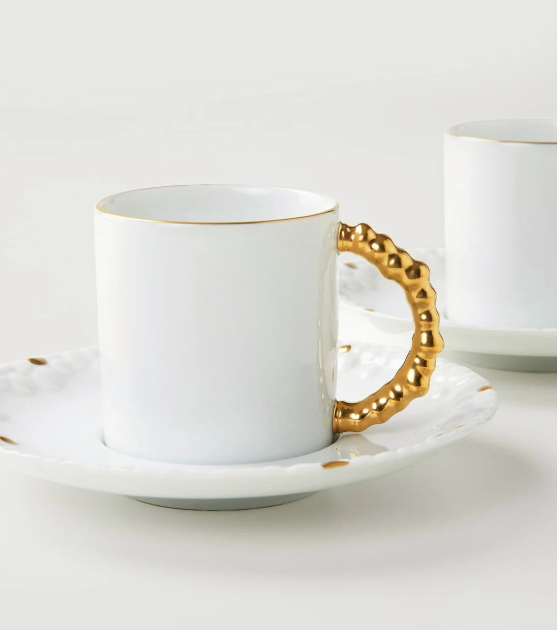 L'Objet - Haas Mojave set of 6 espresso cups and saucers