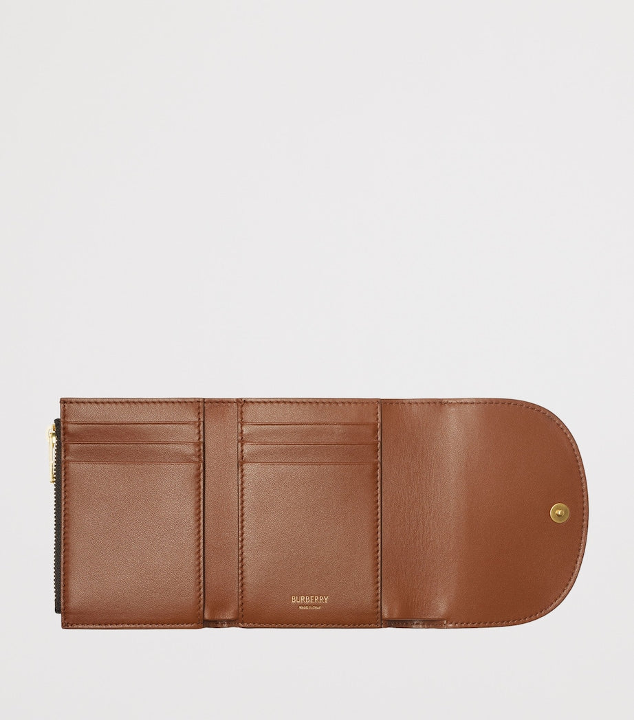 Burberry Brown Calf Leather Rocking Horse Wallet