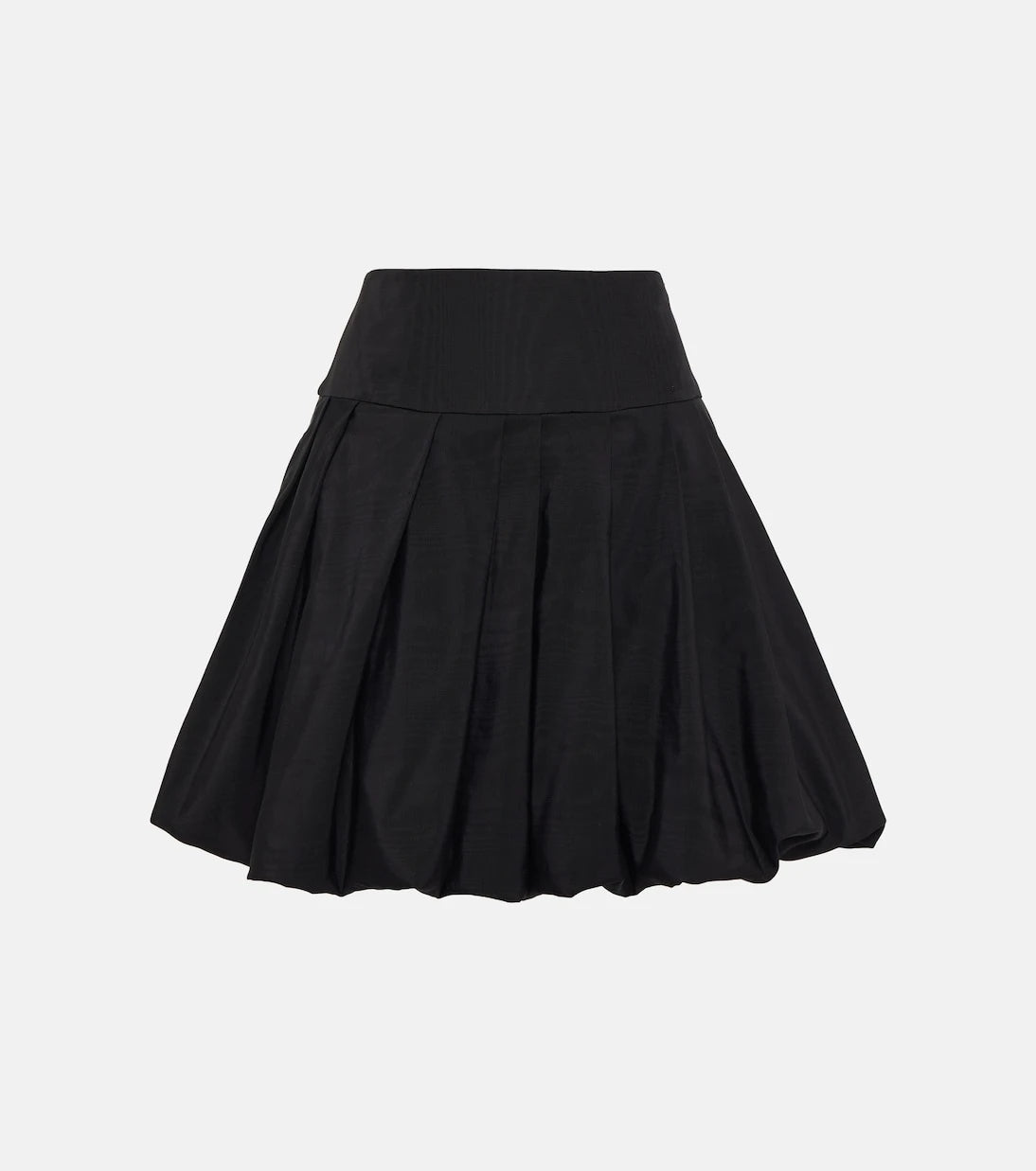 Oscar de la Renta - Pleated cotton-blend skirt