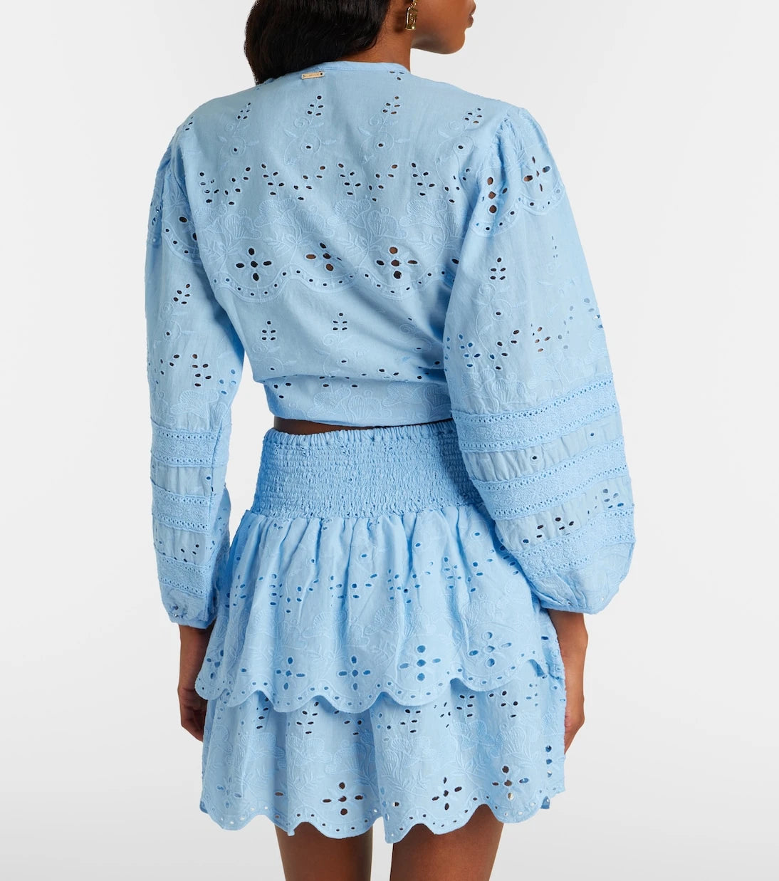 Melissa Odabash - Pia broderie anglaise cotton top
