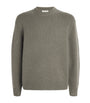 Green Cashmere Crew-Neck Sweater