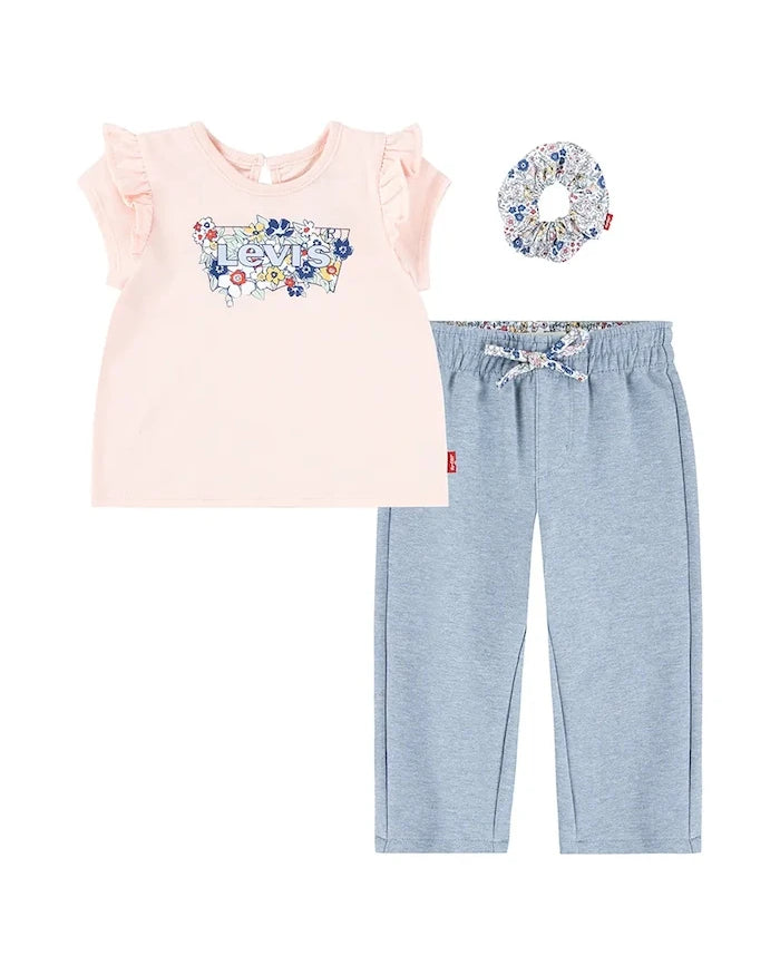 Levi's Bebek RUFFLE SHLDR TOP & PANT SE Takımı