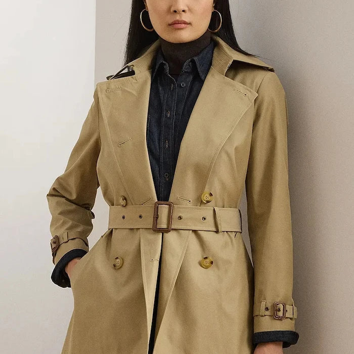 Lauren Ralph Lauren палто дамско с памук