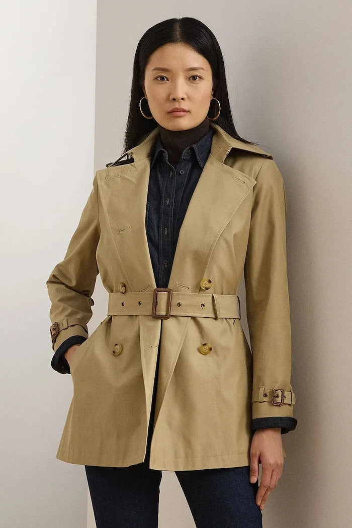 Lauren Ralph Lauren палто дамско с памук