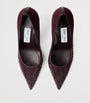 Love 100 Embellished Mesh Pumps DEEP MERLOT/DEEP MER