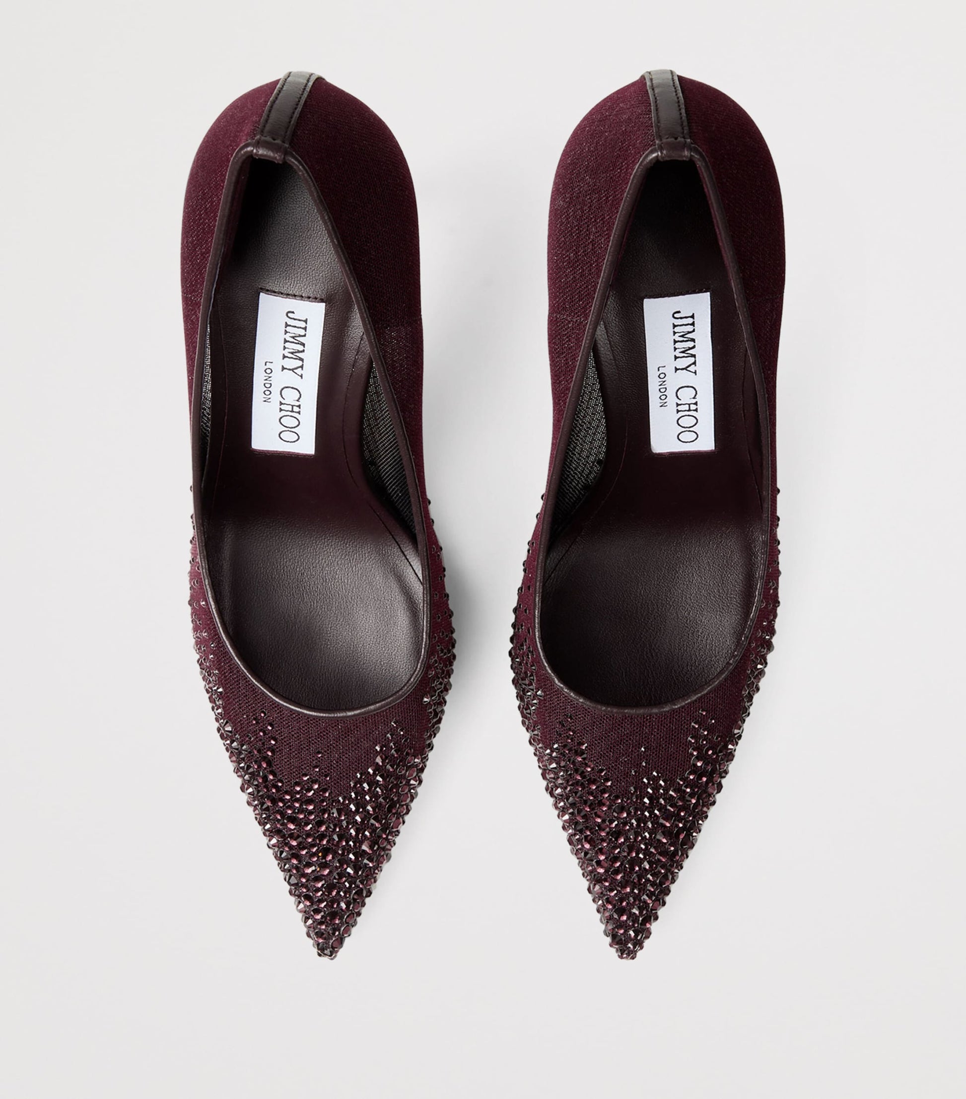 Love 100 Embellished Mesh Pumps DEEP MERLOT/DEEP MER