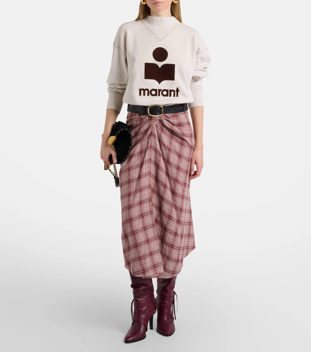 Marant Etoile - Moby logo cotton-blend sweatshirt