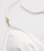 Heidi Klein White Core Rope Triangle Bikini Top