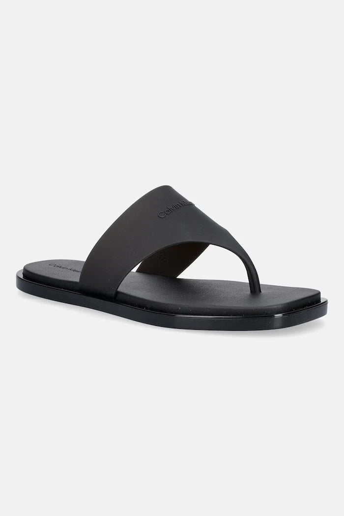 Calvin Klein kadın parmak arası terlik JELLY SANDAL THONG MAT TRAN TPU