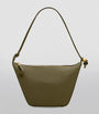 LOEWE Green Mini Leather Hammock Hobo Bag