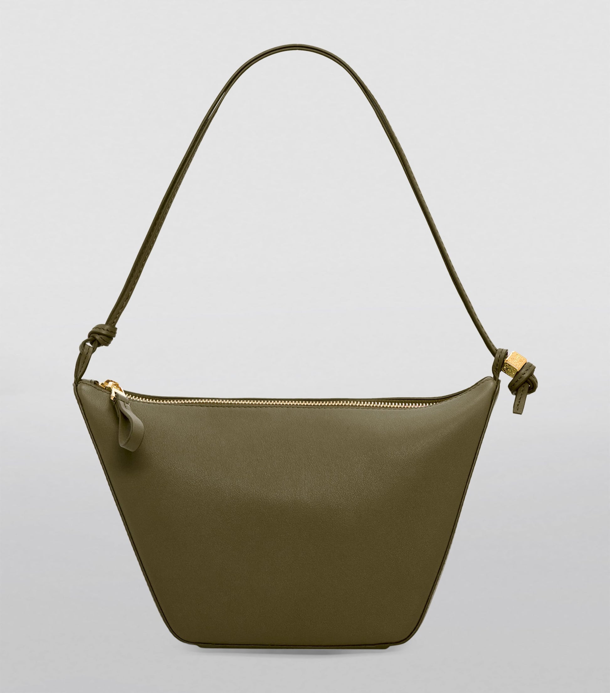 LOEWE Green Mini Leather Hammock Hobo Bag