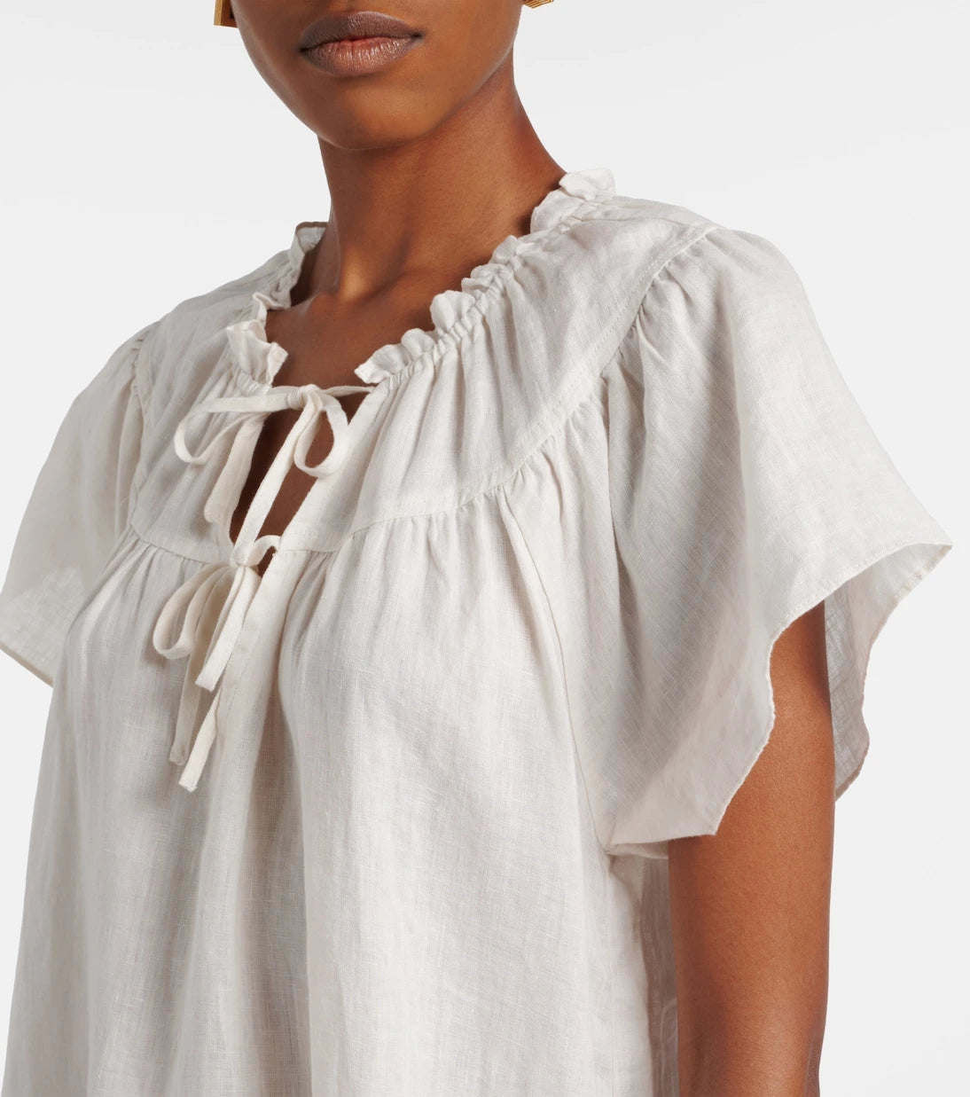 Velvet - Livvy linen minidress