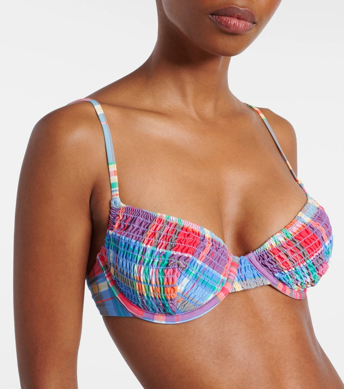 Polo Ralph Lauren - UW Balconette Bra checked bikini top