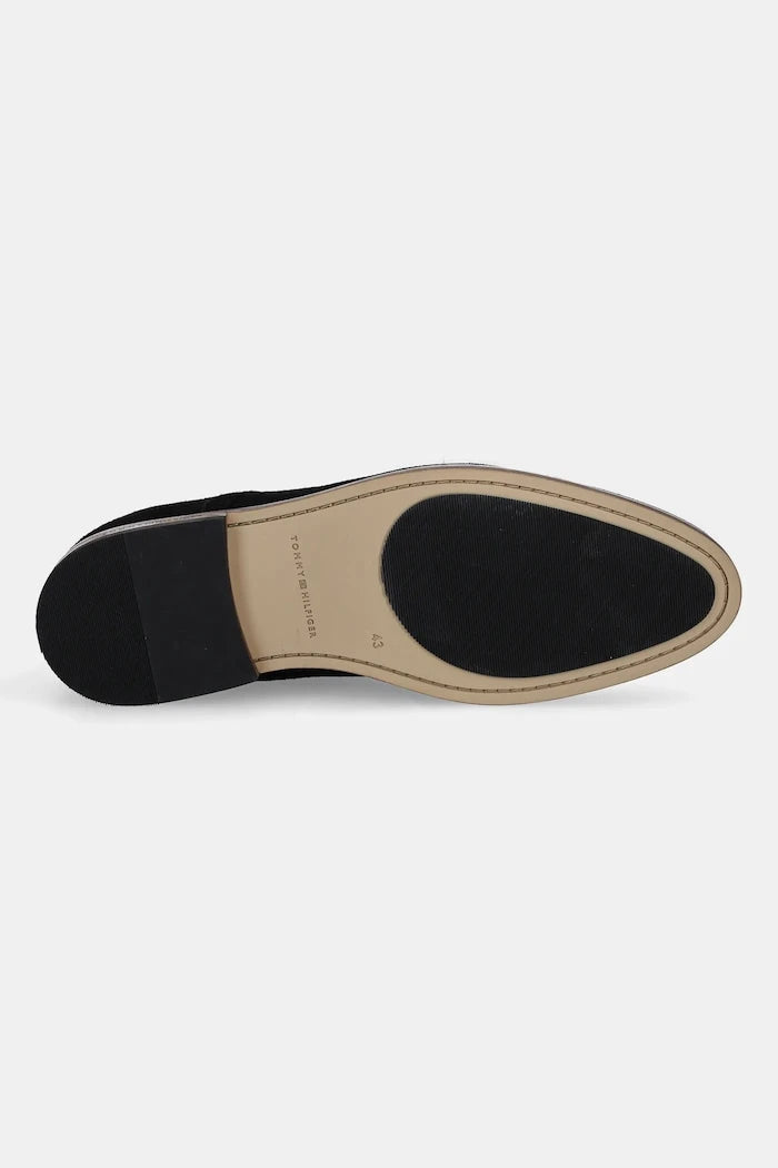Велурени боти Tommy Hilfiger HILFIGER DRESS SUEDE BOOT