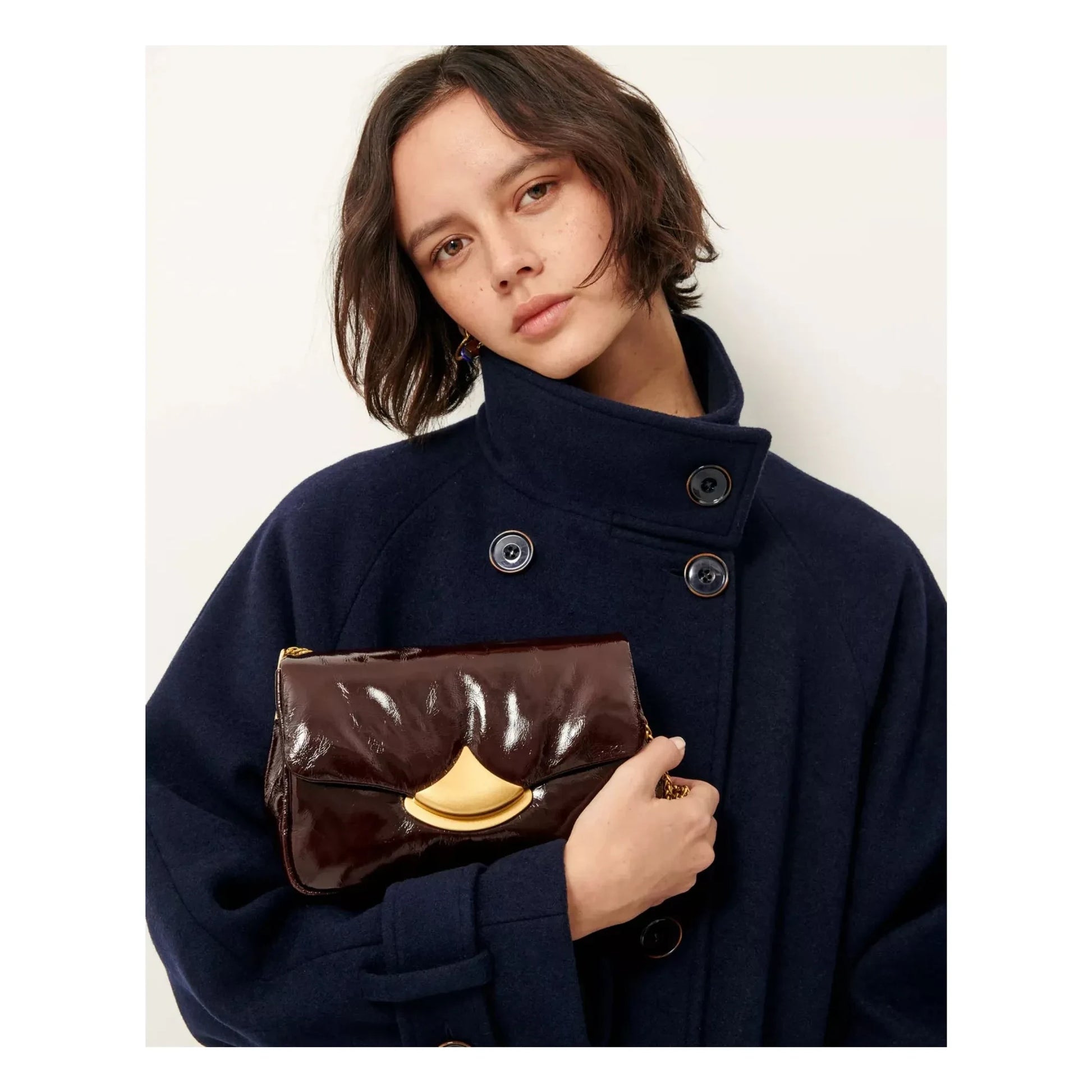 Sessùn - Diviluz Puffy P Leather bag | Brown