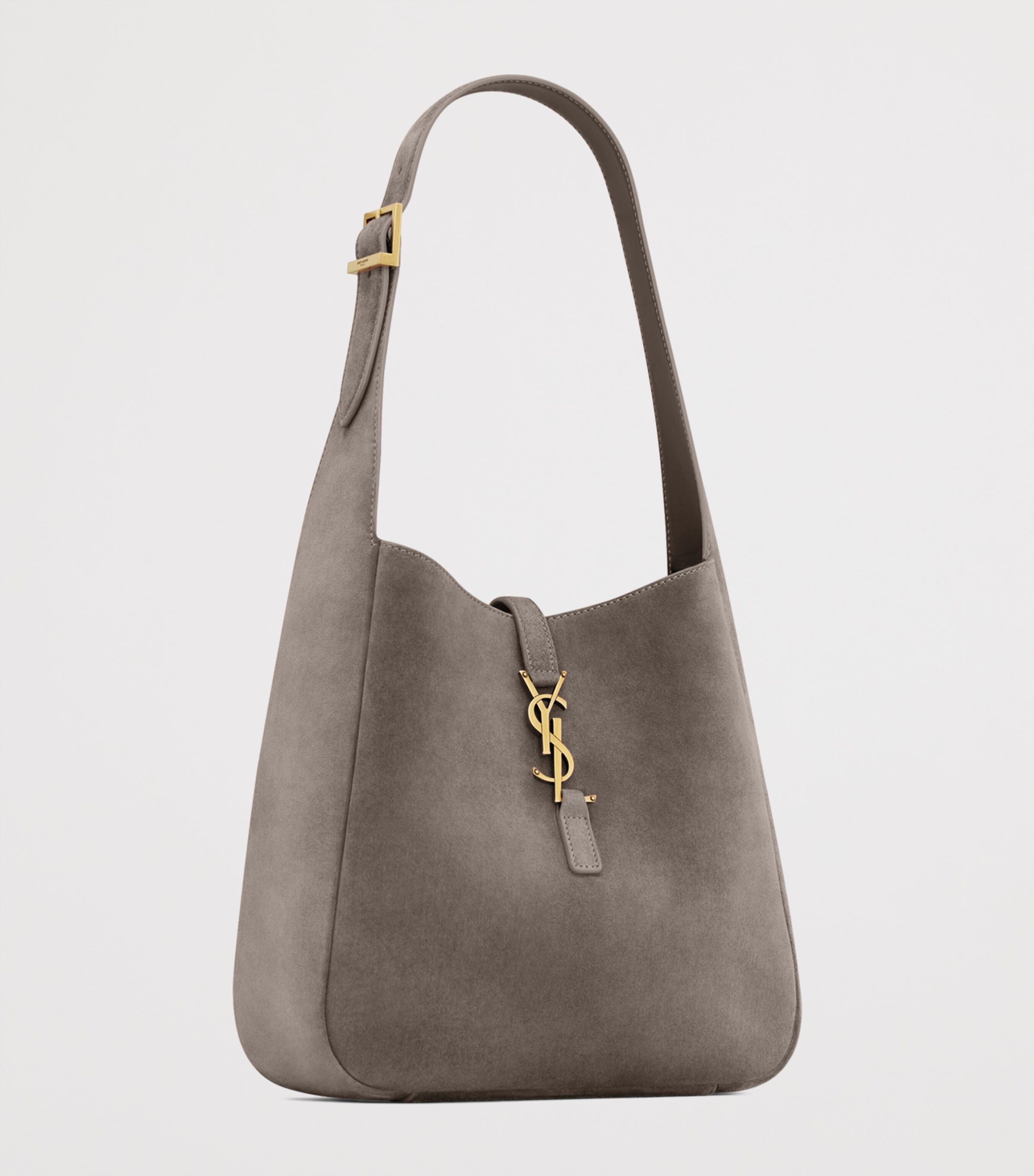 Saint Laurent Grey Small Le 5 à 7 Shoulder Bag