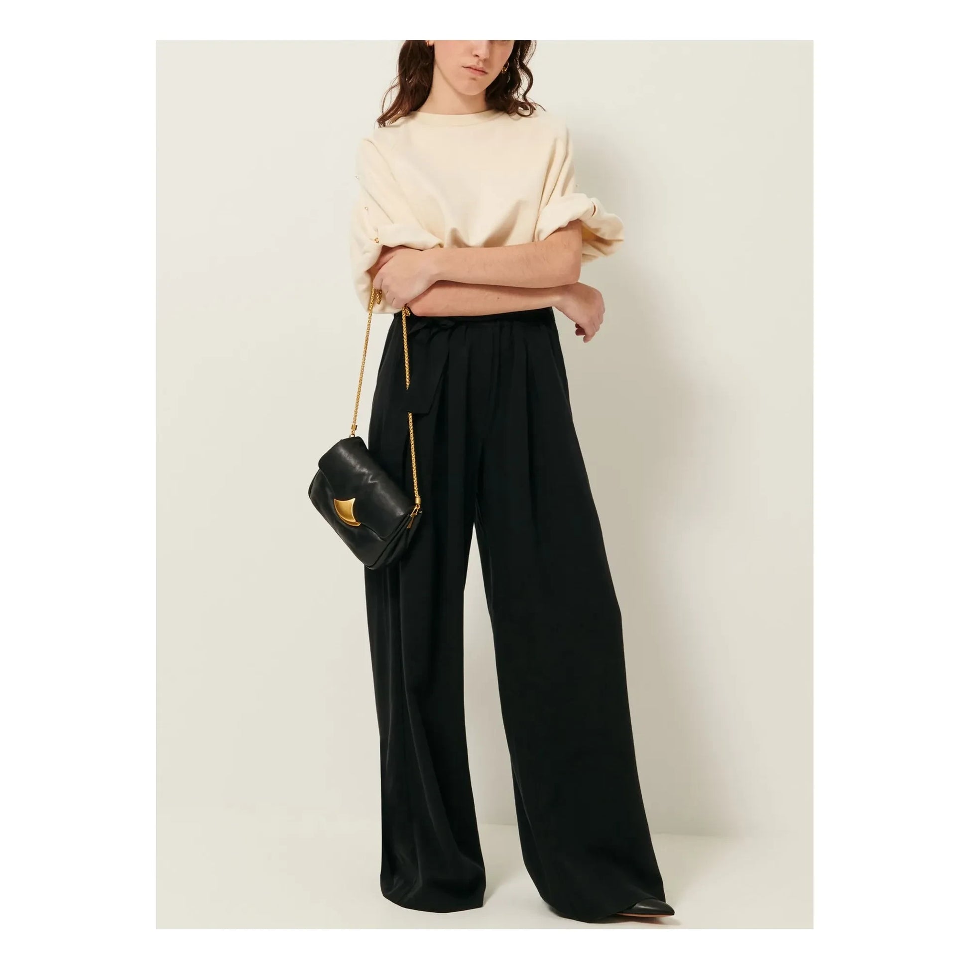 Sessùn - Rim pants | Black