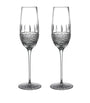 Set of 2 Irish Lace Flutes (325ml)