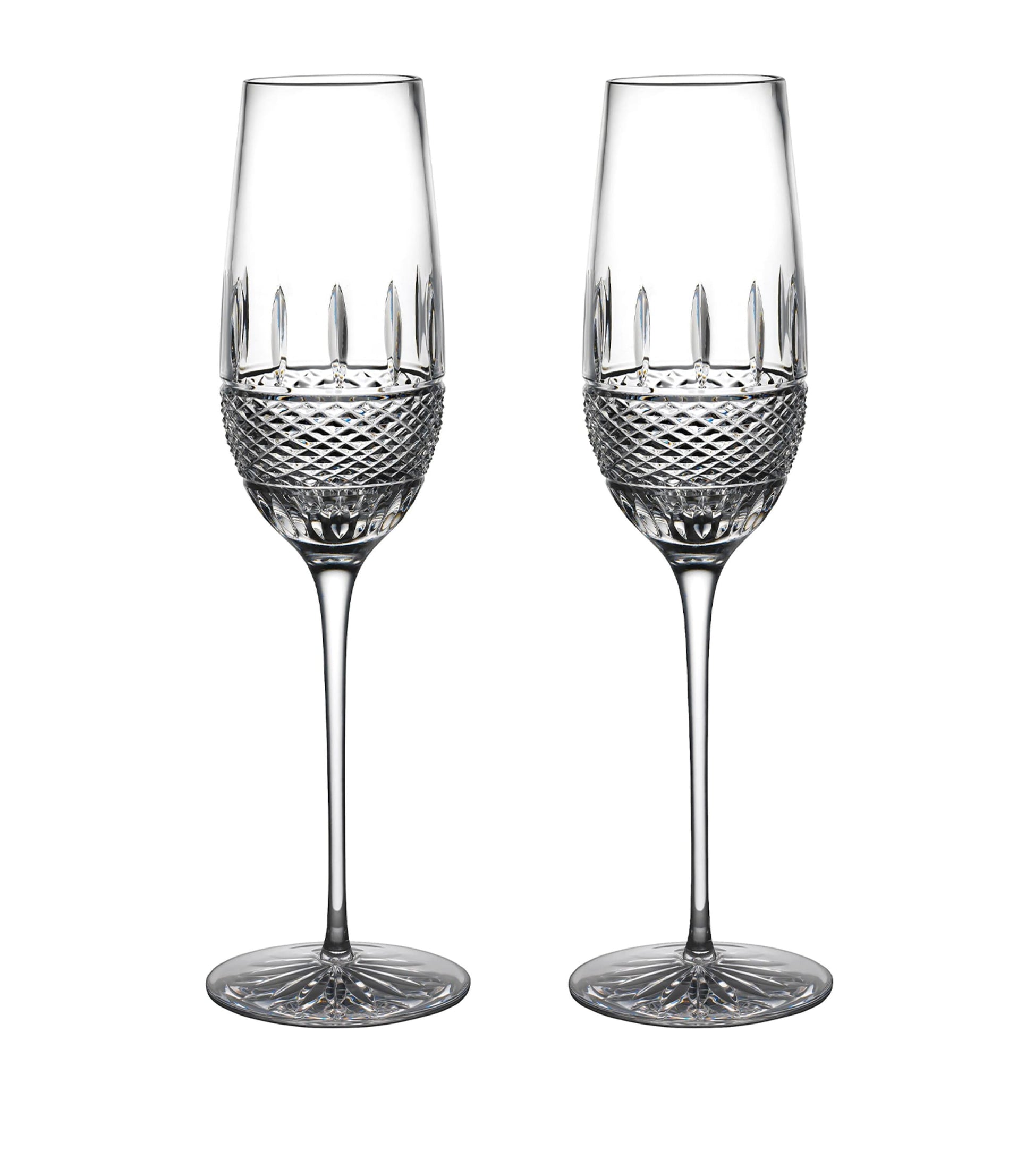 Set of 2 Irish Lace Flutes (325ml)