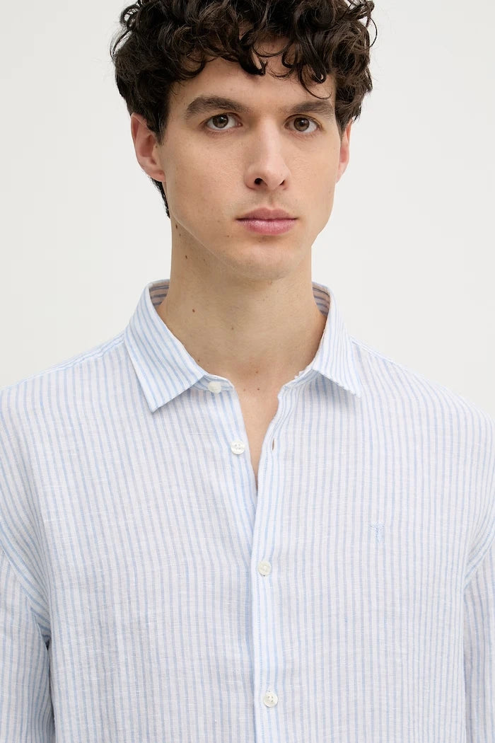 Trussardi риза мъжка от лен