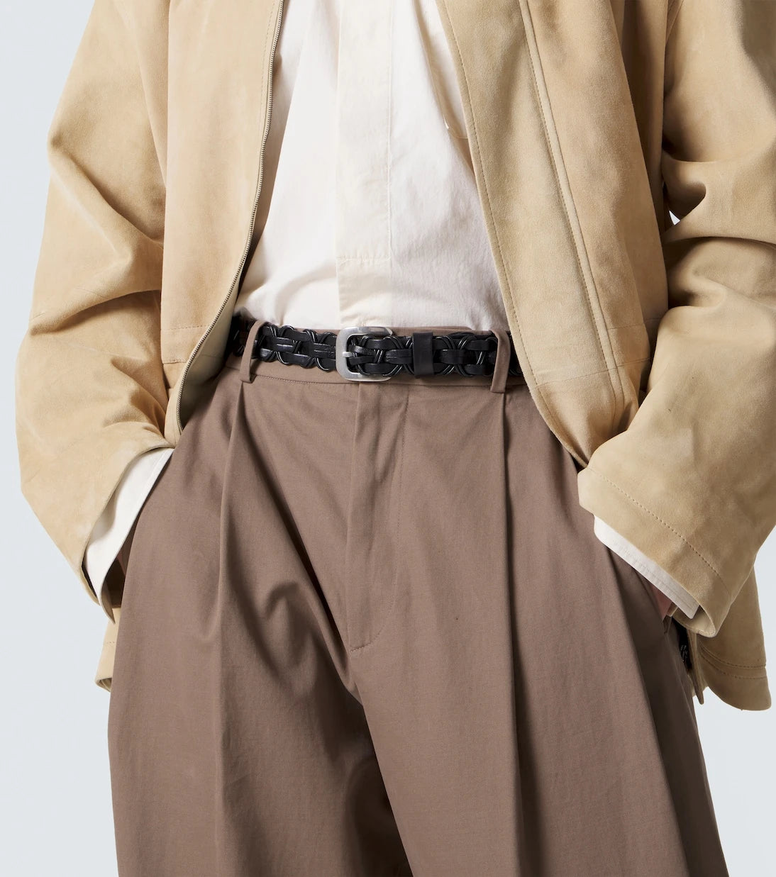 The Row - Cord braided leather belt