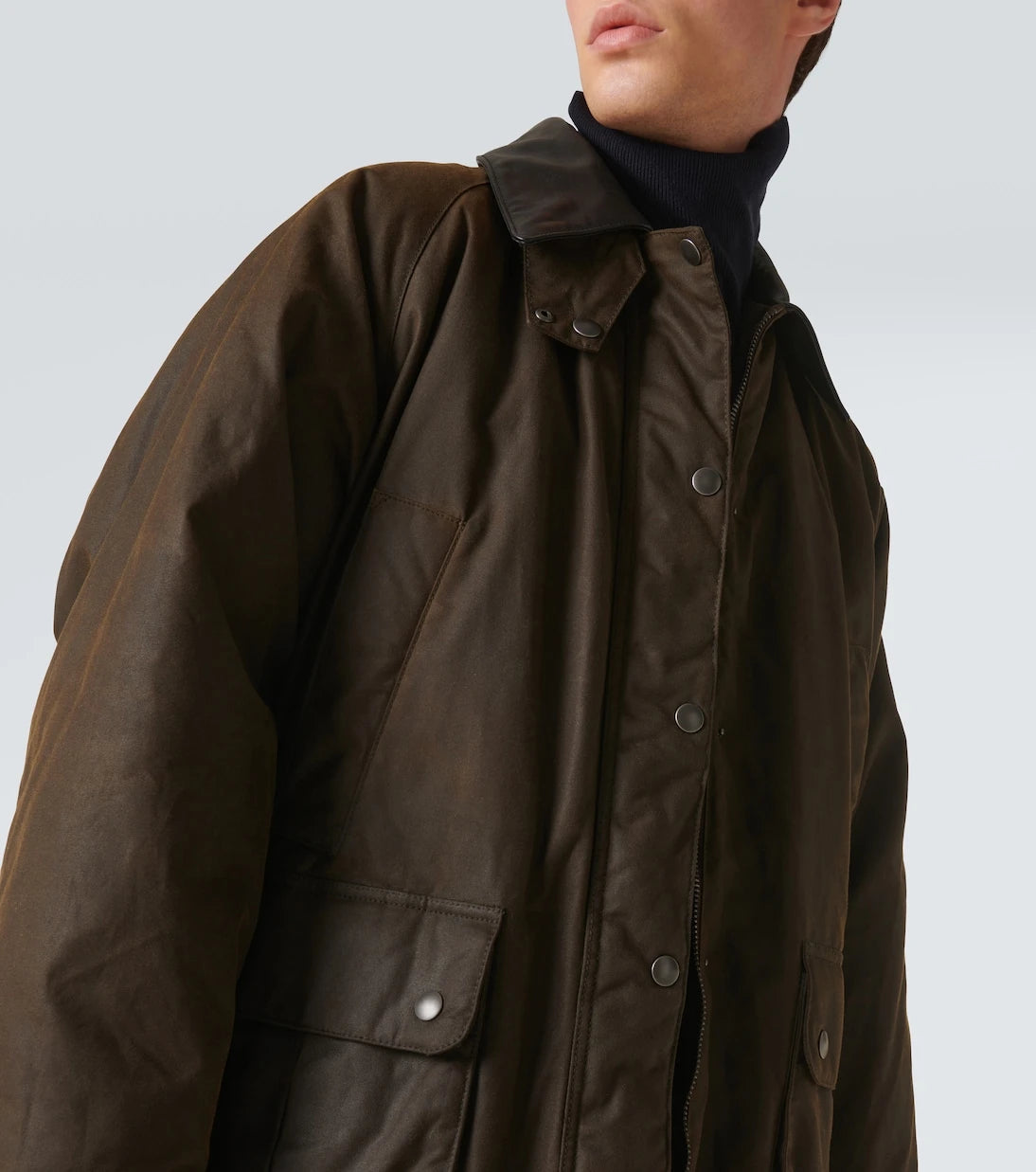 Miu Miu - Leather-trimmed cotton canvas blouson
