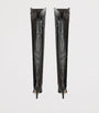 Chloé Black Leather Eve Over-The-Knee Boots 85