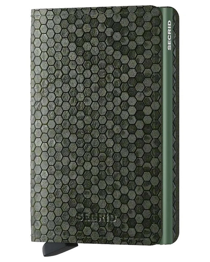 Secrid Slimwallet Hexagon Green Cüzdan