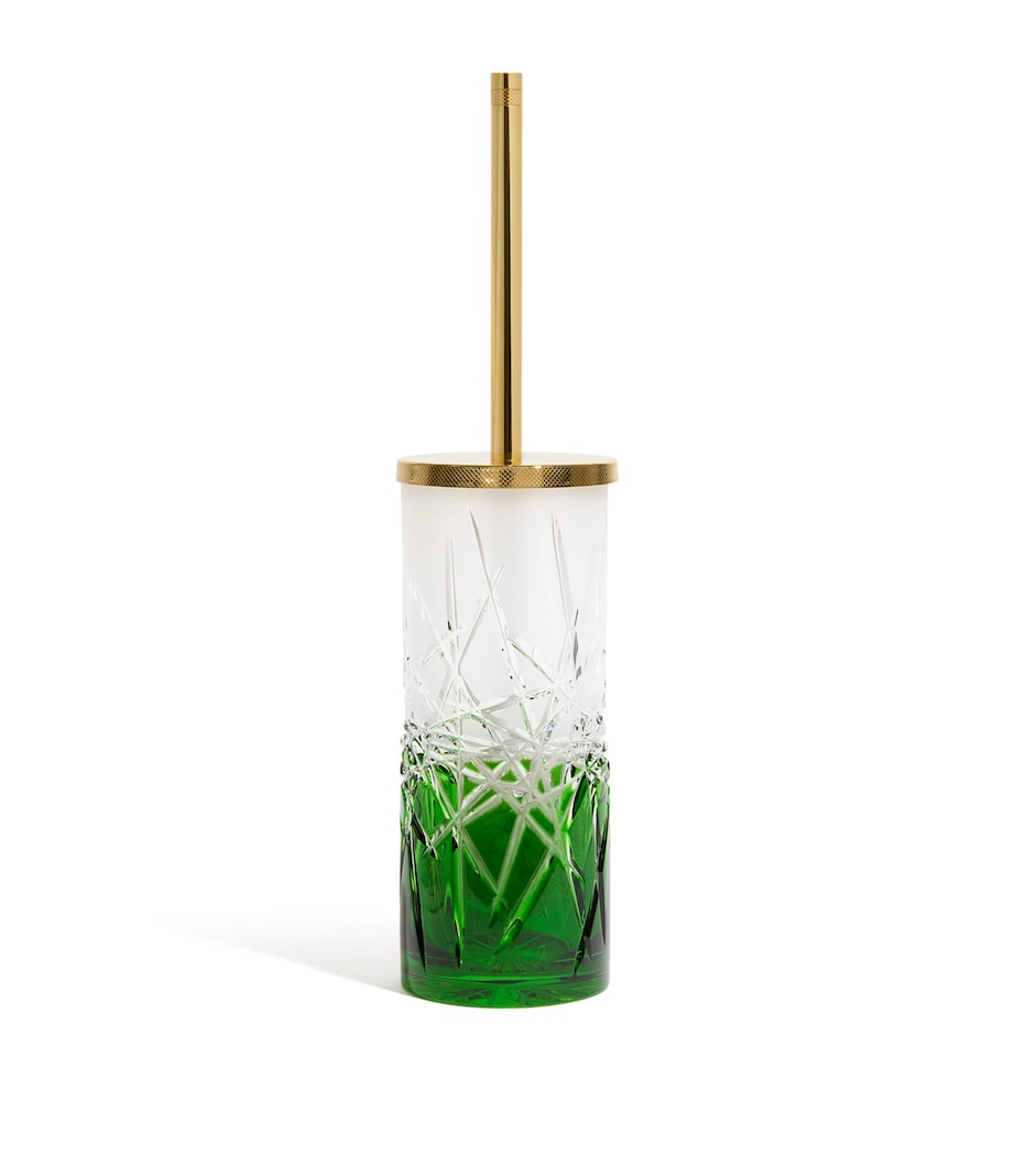 Crystal Ivy Green Toilet Brush
