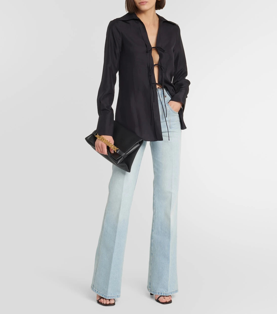 Victoria Beckham - Bleached denim jeans