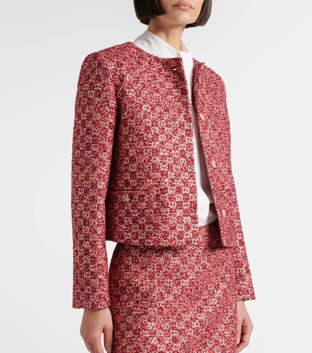 Gucci - GG lamé tweed jacket