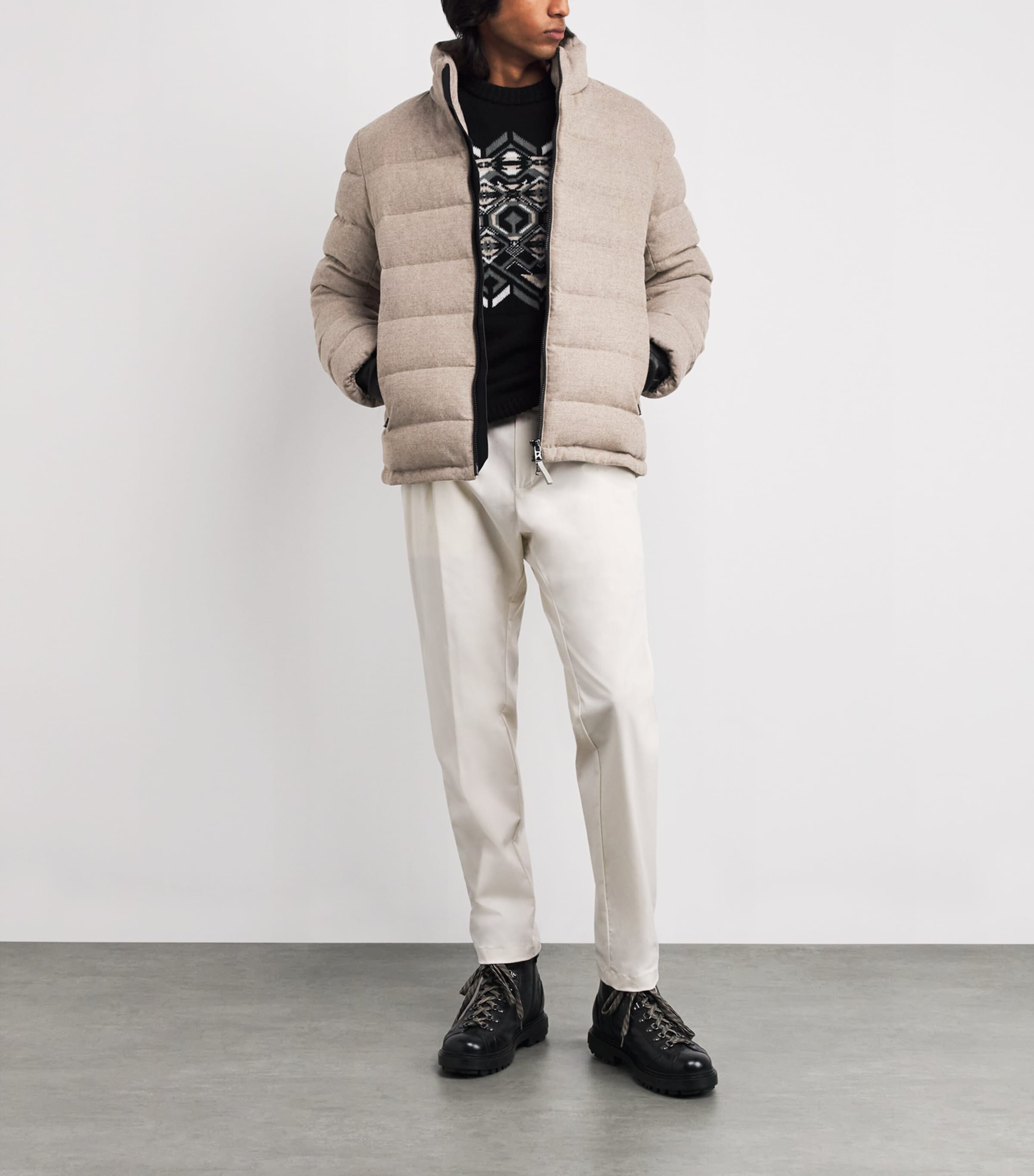 Bogner Green Down Hugh Quilted Jacket