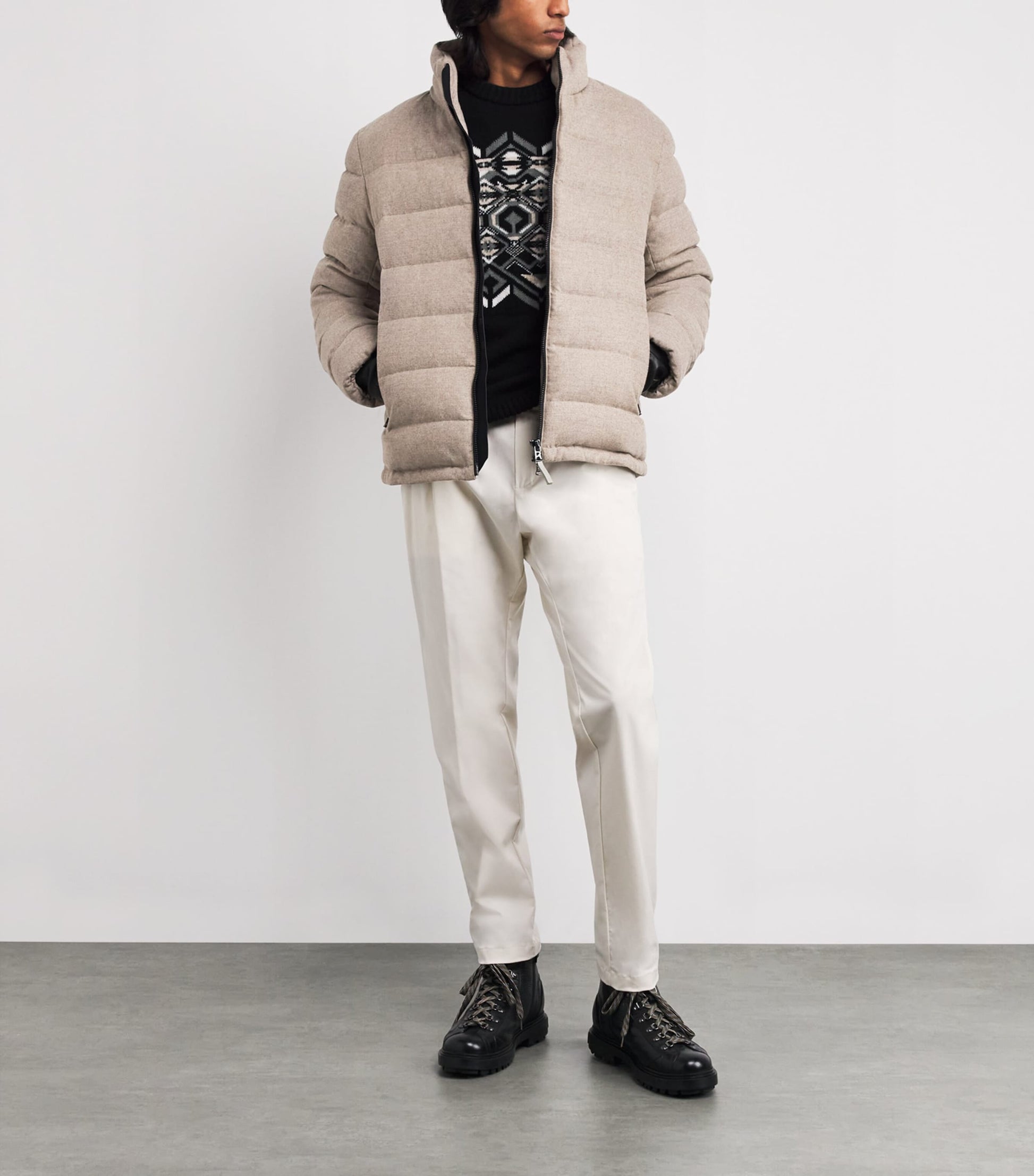 Bogner Green Down Hugh Quilted Jacket