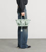 Balenciaga Green Mini Leather Bel Air Carry All Tote Bag