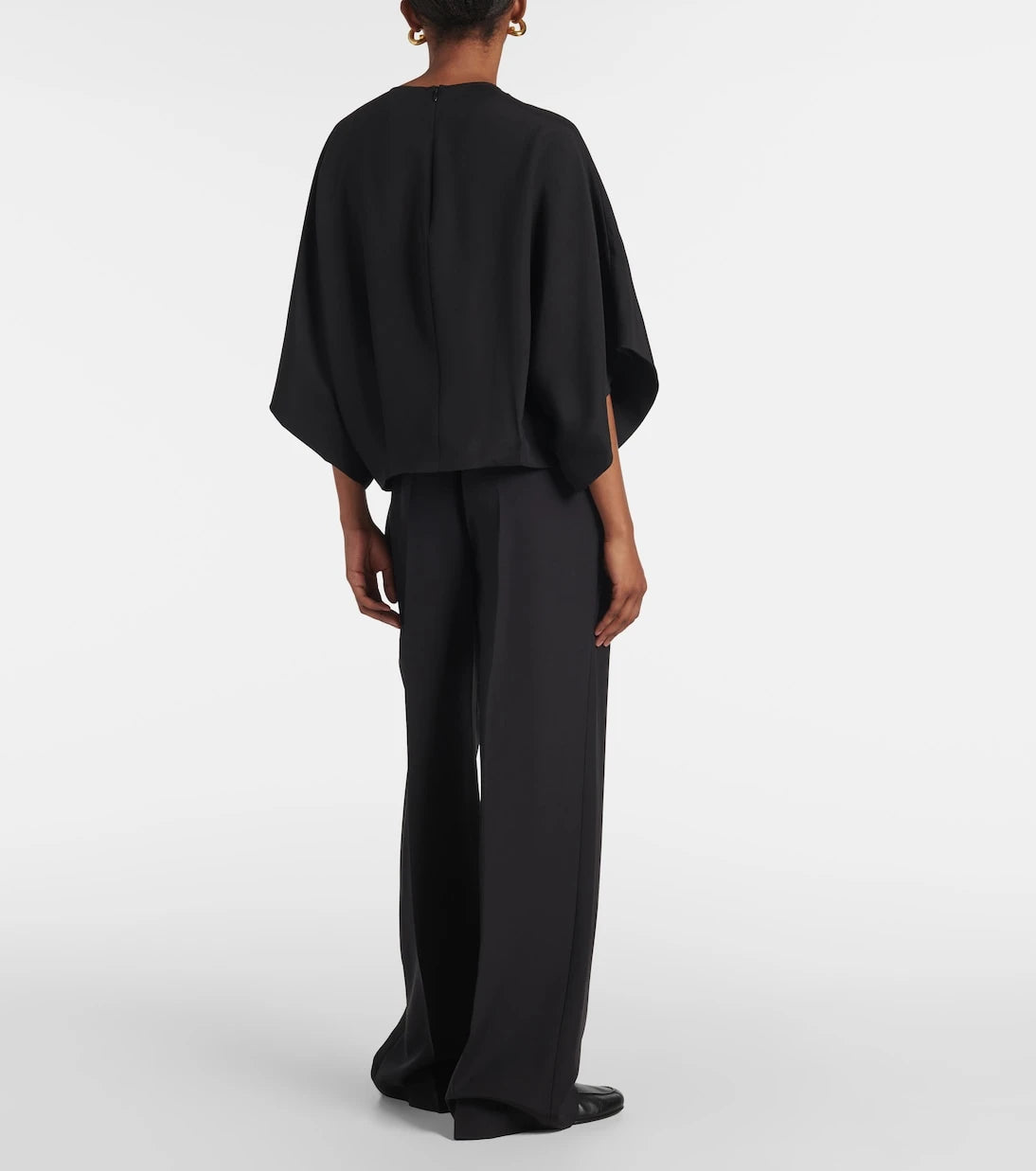 Fforme - Tenley draped silk top