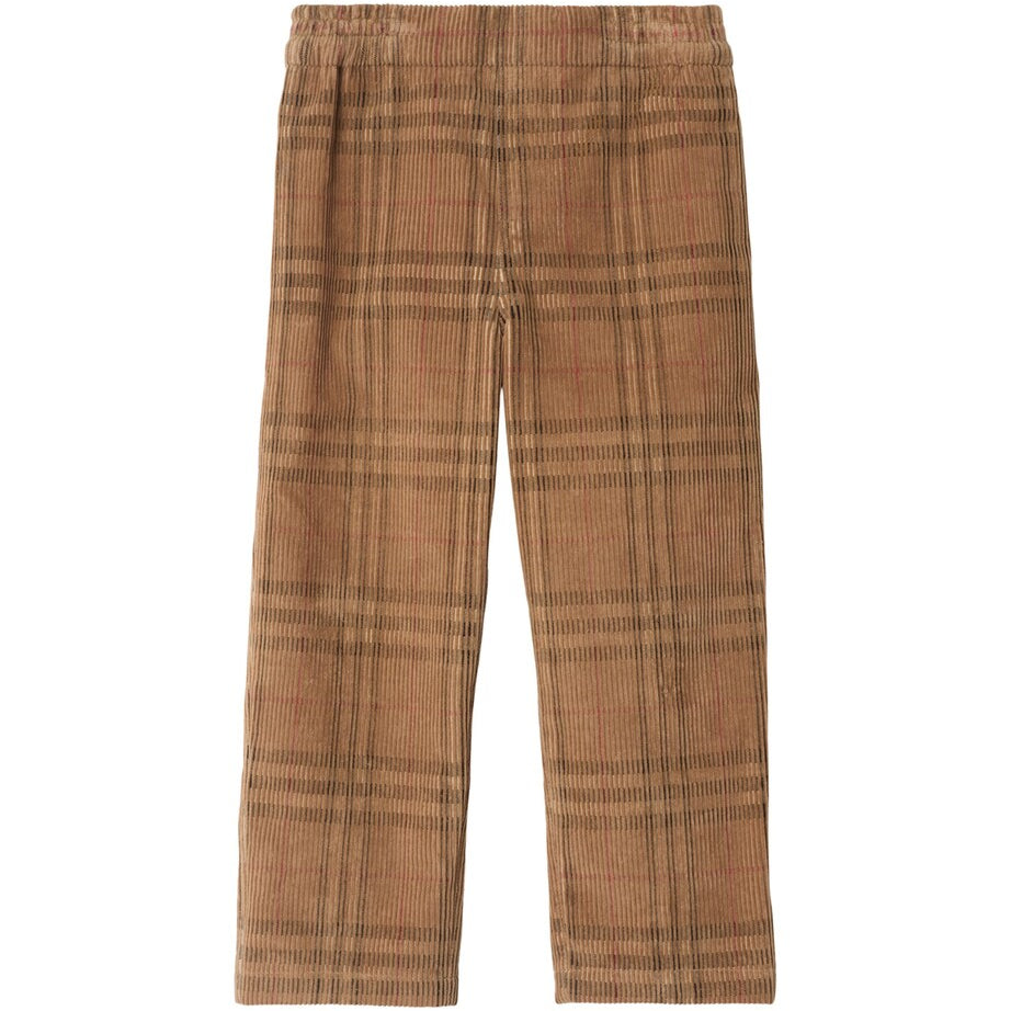 Burberry Kids Corduroy Check Trousers (3-12 Years)