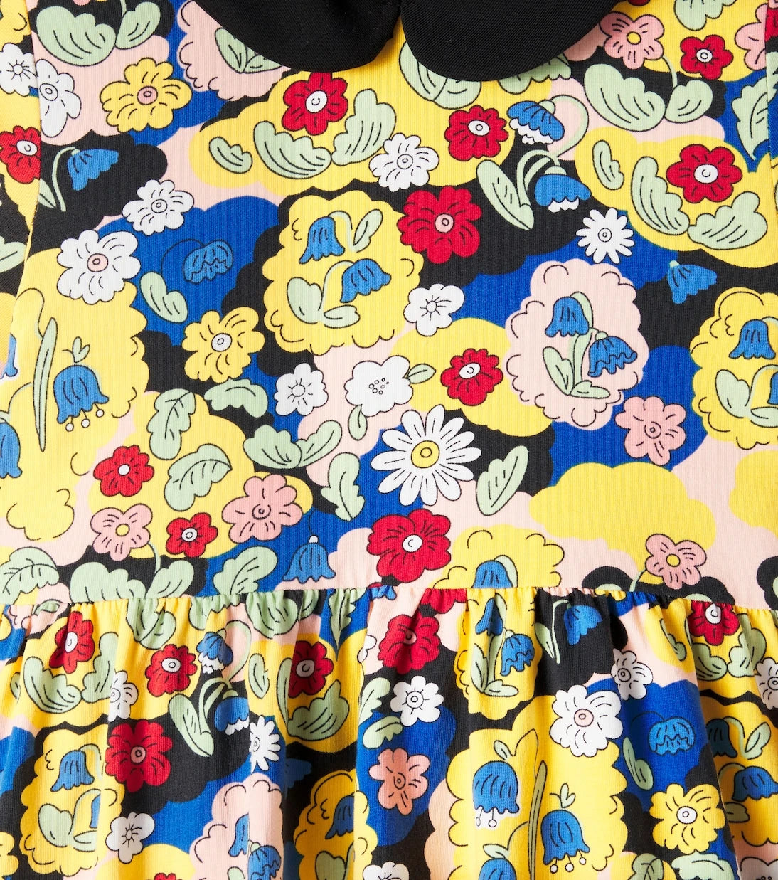 Mini Rodini - Floral cotton-blend dress