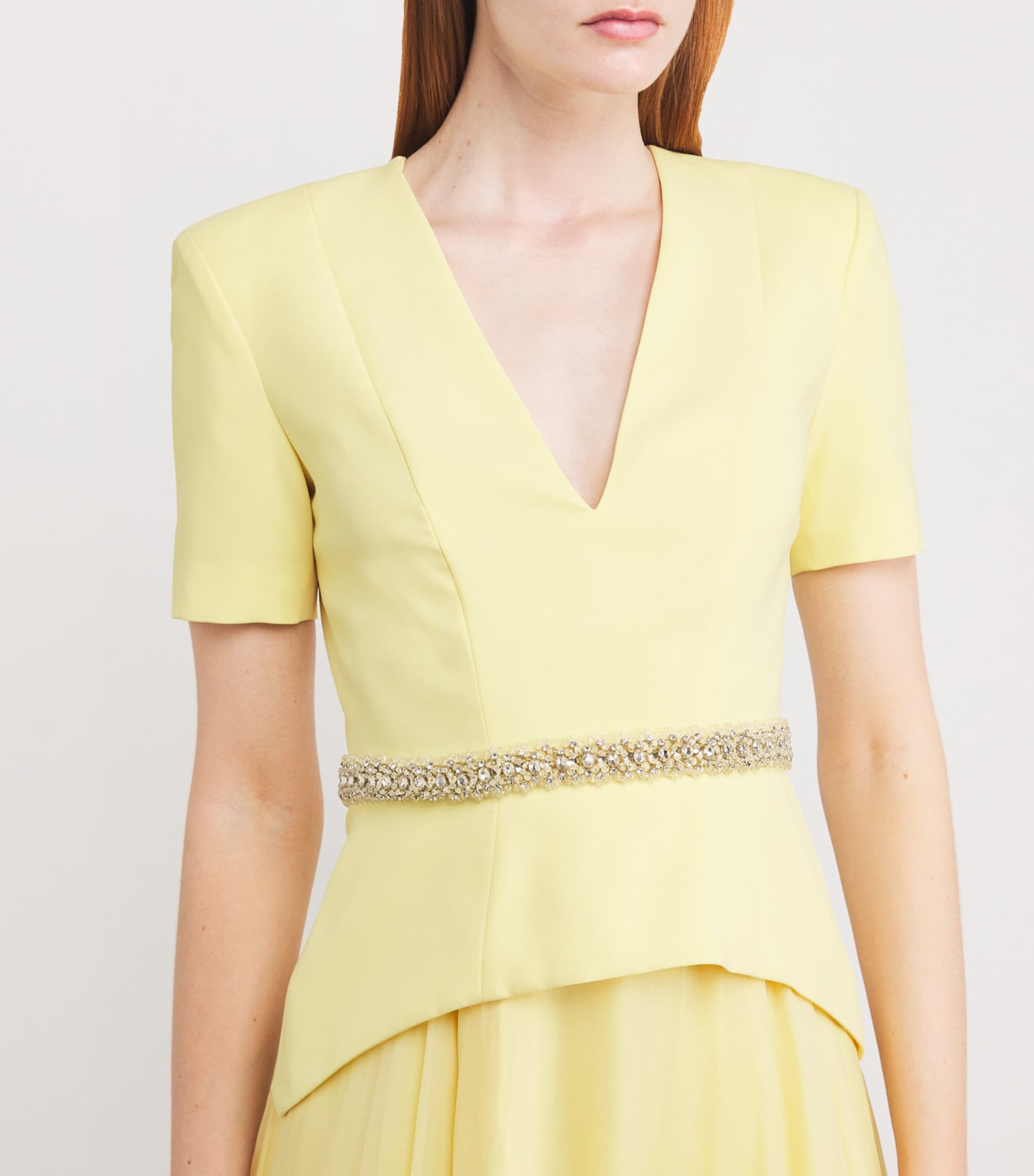 Sabina Bilenko Silk-Blend Linda Midi Dress