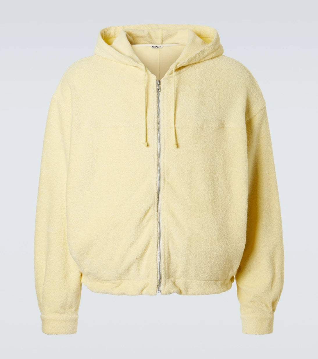 Auralee - Cotton-blend pile zip-up hoodie