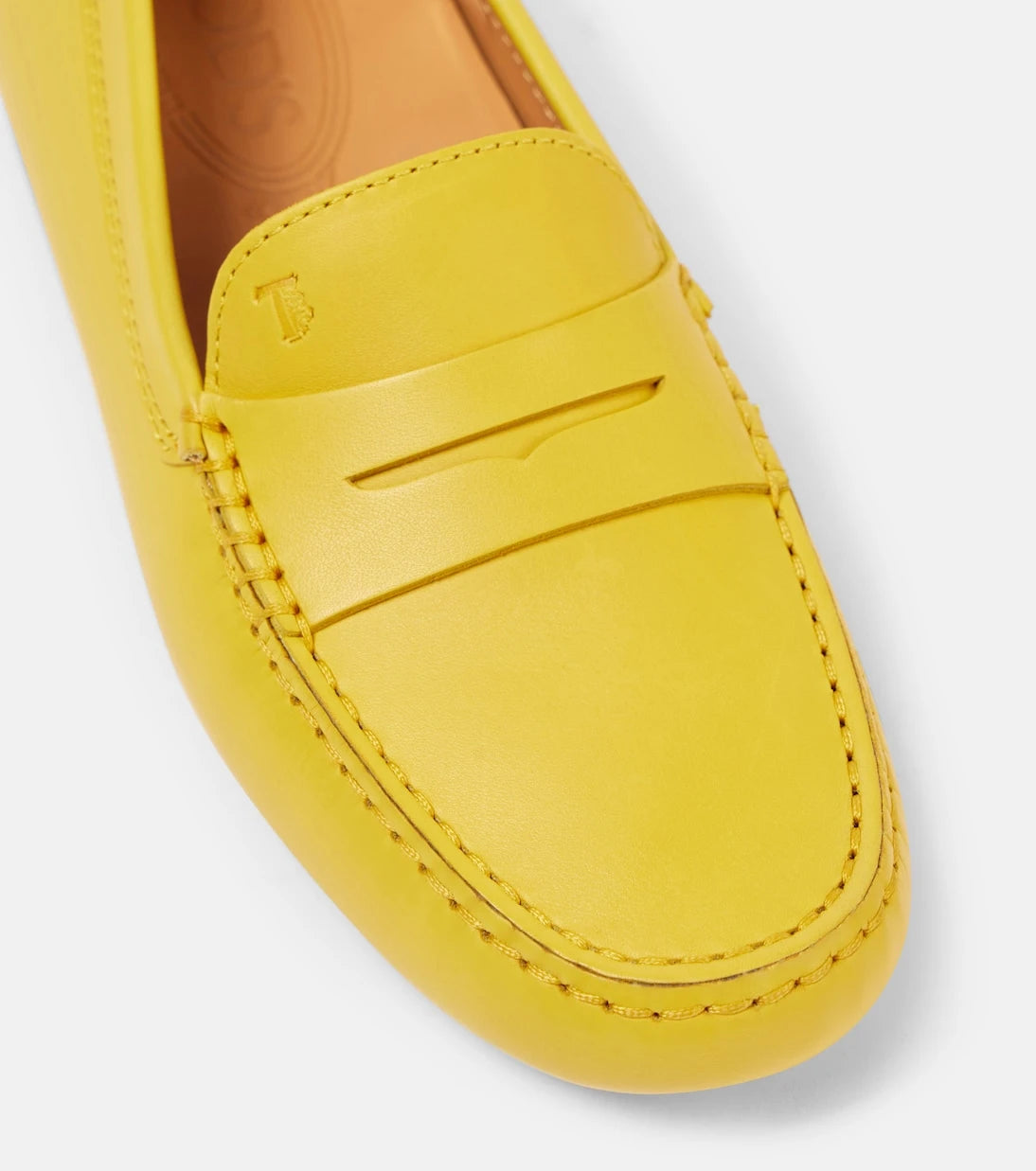Tod's - Gommino metallic leather driving shoes