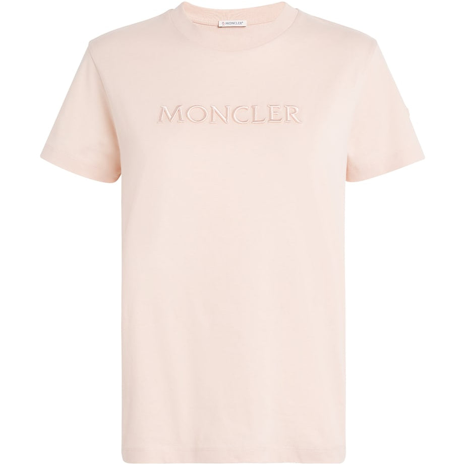 Moncler Nude Cotton Logo T-Shirt