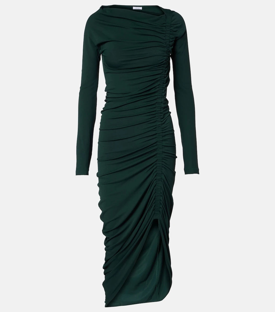 Ferragamo - Gathered jersey midi dress