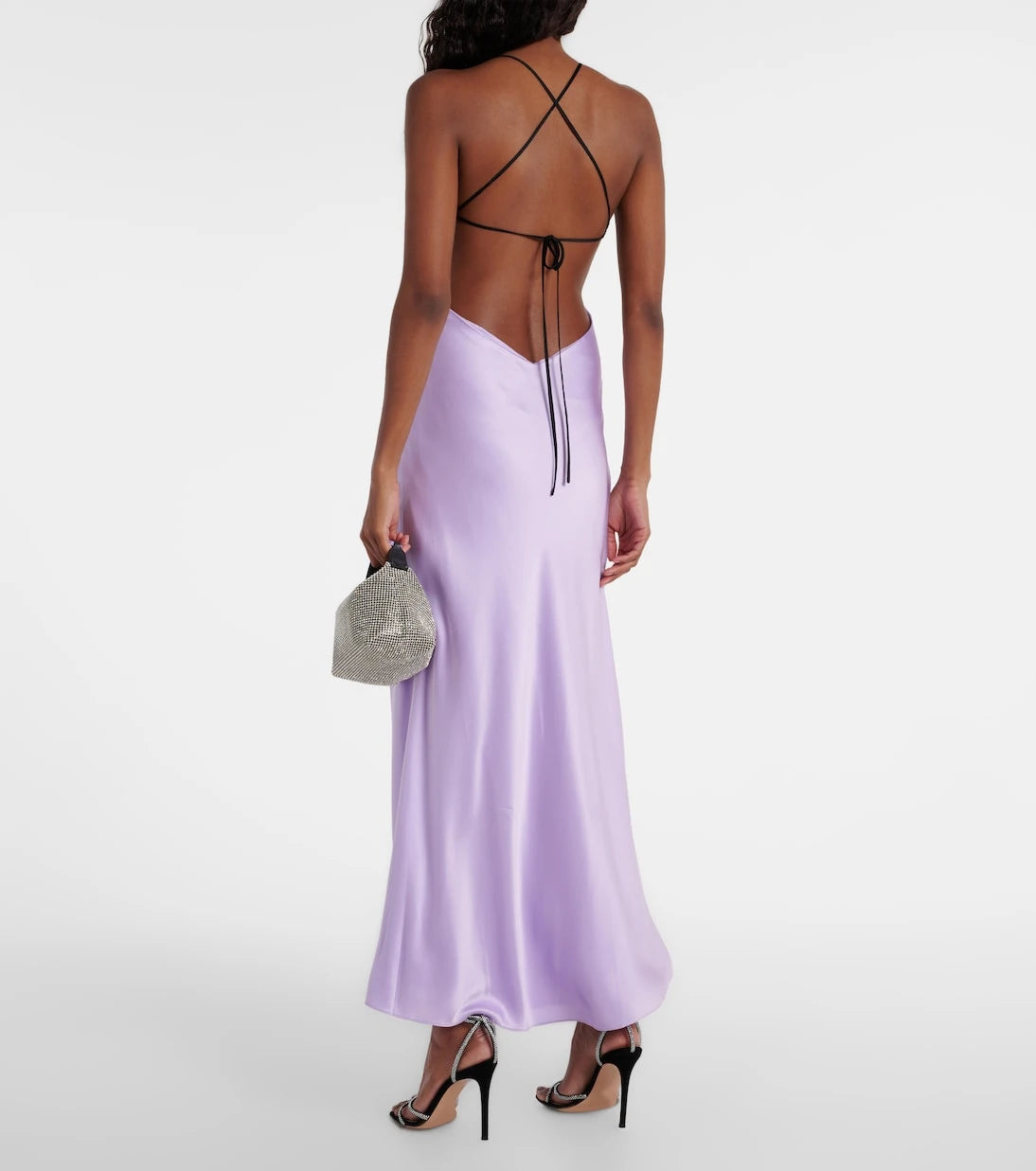 The Sei - Lace-trimmed silk satin gown