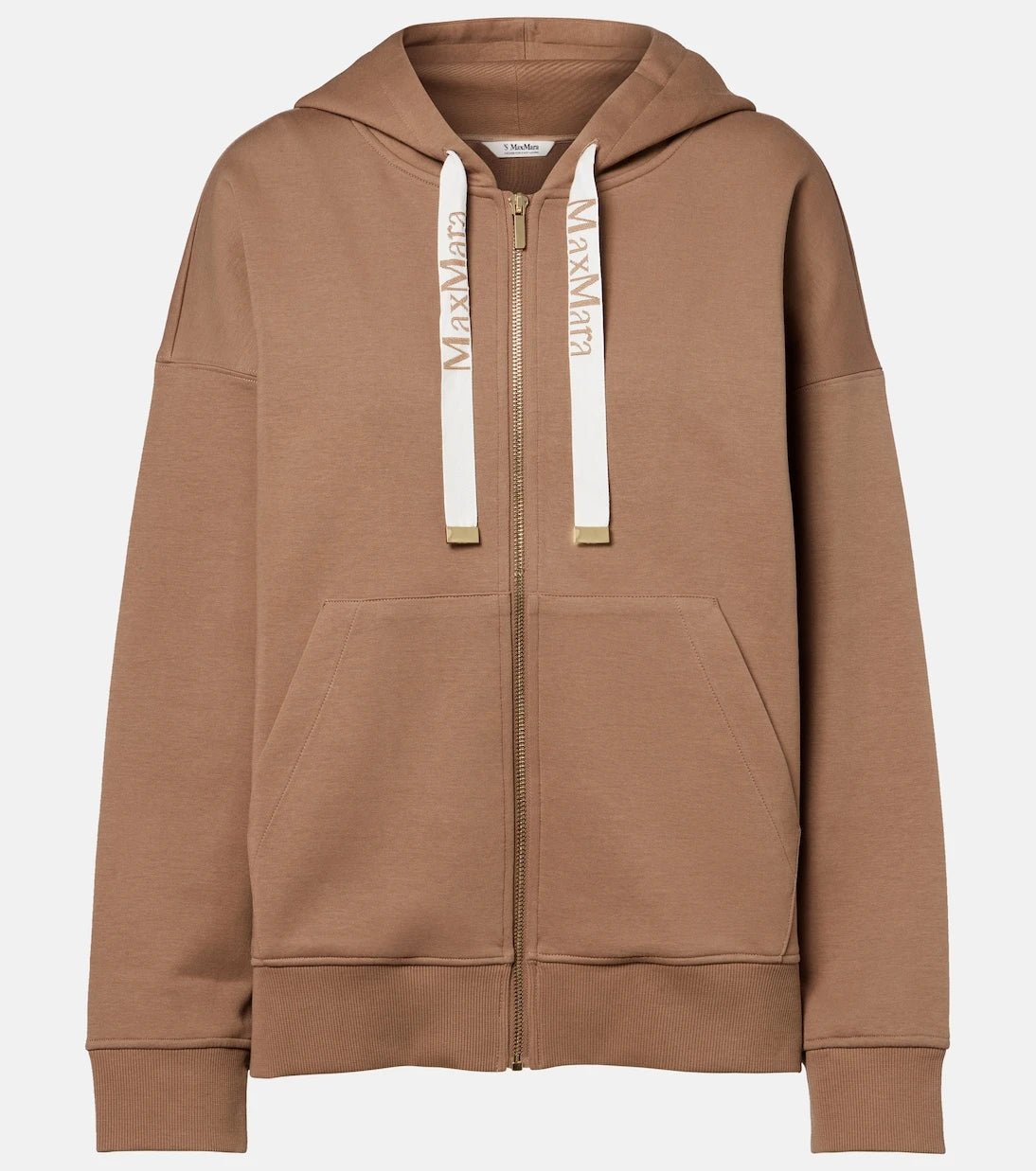'S Max Mara - سويت شيرت بغطاء رأس من مزيج القطن