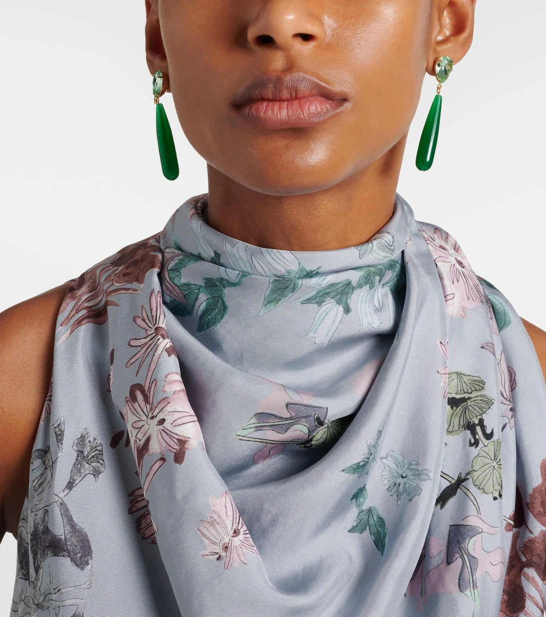 Jennifer Behr - Caroline embellished drop earrings