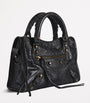 Balenciaga Black Mini Leather Le City Top-Handle Bag